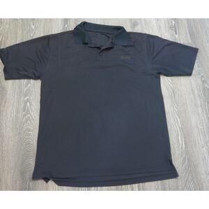 SONIC DRIVE IN Crew Polo Shirt Embroidered Logo Mint Size L* Men Uniform Black